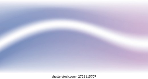 Fondo de gradiente de invierno pastel. Paisaje de invierno minimalista. Cielo. Nubes hinchadas. Suaves colores pastel. Vector de fondo. Azul claro, púrpura y blanco. Concepto abstracto de Vector