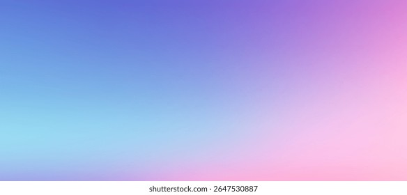 Pastel winter mesh gradient background with minimalist blured abstract design. Fluid  texture with abstract flow and light blue, purple tones. Ideal for web, posters, banners. Vector bg