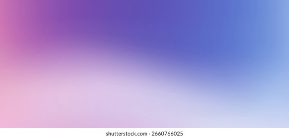 Pastel winter mesh gradient background with minimalist blured abstract design. Fluid  texture with abstract flow and light blue, purple tones. Ideal for web, posters, banners. Vector bg
