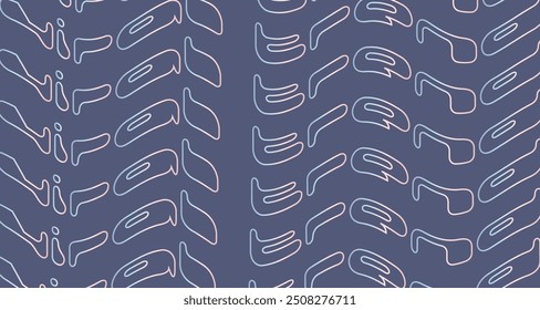Pastel Y2K Flat Styled Viral Trending Background with Prism Outline