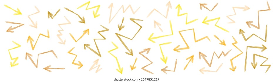 Pastel yellow arrows visualizing childhood learning, attention redirection and early cognitive development