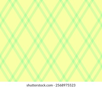 Pastel yellow and light green intersecting lines create a soft, minimalist plaid pattern.  Ideal for backgrounds, website design, and textile prints.