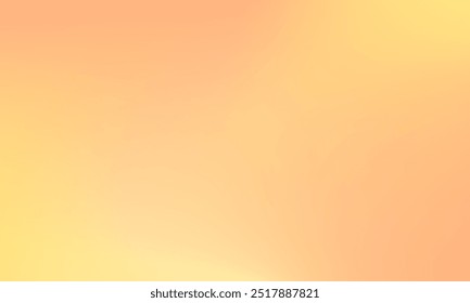 Pastel yellow and orange abstract background. Gradient overlay design for digital wallpaper, room background, ad display, banner, surface, landing page, website cover, header, greeting, celebration