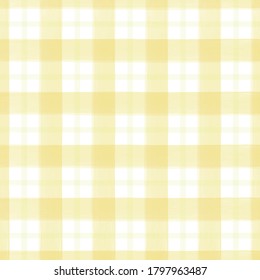 Pastel yellow watercolor checkered pattern. 