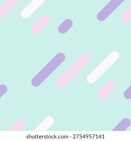 Pastelcolored abstract geometric pattern.  Perfect for playful branding, website backgrounds, or textile design.  The soft, rounded shapes create a calming and modern aesthetic.
