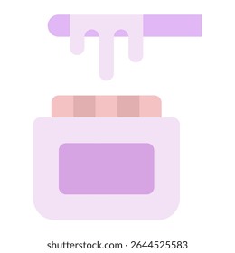 A pastel-colored storage jar suitable for kitchen, decor, or product display in digital applications.