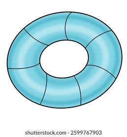pastel-colored swimming ring  perfect for summer fun, beach trips, and pool parties.