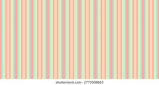 Pastelcolored vertical stripes create a cheerful, minimalist background perfect for websites, branding, or textile designs.