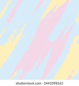 Pastels Abstract Brush strokes pattern design for fashion textiles, graphics and crafts