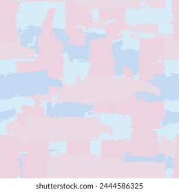 Diseño de patrones de pinceladas Abstractas en colores pastel para textiles de moda, gráficos y artesanías