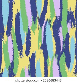 Pastels Abstract Brush strokes pattern design for fashion textiles, graphics and crafts