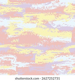 Pastels Abstract Brush strokes pattern design for fashion textiles, graphics and crafts