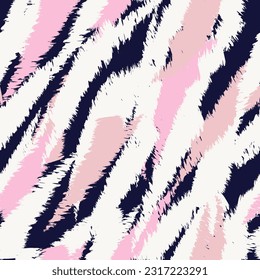 Pastels Abstract zebra textured pattern design for fashion textiles, graphic and backgrounds