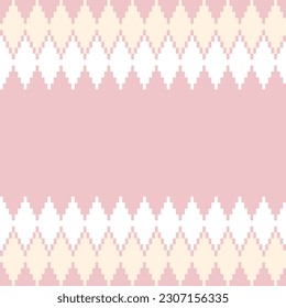 Pastels Argyle fair isle seamless pattern design for knitwear, fashion textile, graphics