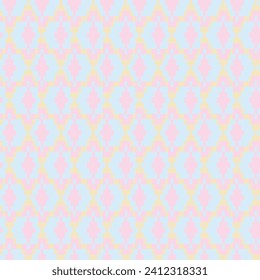 Pastels Argyle fair isle seamless pattern design for knitwear, fashion textile, graphics