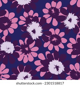 Pastels Ditsy Floral diseño de patrones sin costura para textiles de moda, gráficos, fondos y artesanías