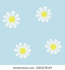 Pastels Ditsy Floral diseño de patrones sin costura para textiles de moda, gráficos, fondos y artesanías