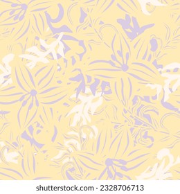 Pastels Floral seamless pattern background for fashion textiles, graphics, backgrounds and crafts