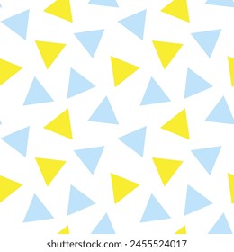 Pastels Geometric triangles seamless pattern design for fashion textiles and graphics