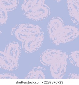 Pastels Heart shape seamless pattern design for fashion textiles, graphics and crafts