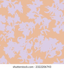 Pastels Oriental Floral fondo de patrón sin costura para textiles de moda, gráficos, fondos y artesanías