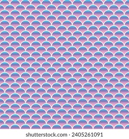 fondo de patrón de sirena arcoiris pastels. ilustración vectorial
