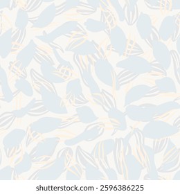Pastels Tropical Leaf seamless pattern design for fashion textiles, graphics and crafts