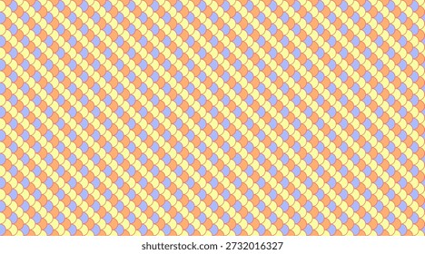 Patrón geométrico abstracto en tonos pastel.  Las líneas diagonales de suave naranja, amarillo y lavanda crean un efecto tejido y texturizado. Ideal para fondos, diseño de Sitio web, impresiones textiles y empaques.