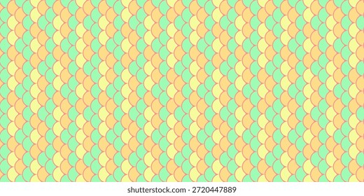 Patrón de escala en tonos pastel.  Perfecto para fondos, textiles o diseño de Sitio web.  Este diseño alegre y repetitivo evoca sentimientos de verano, felicidad y tranquilidad.