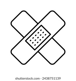 Paster icon vector strock illustration