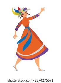 pasto narino carnival character illustration