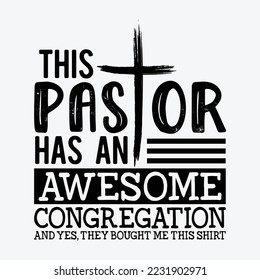 Pastor Has Awesome Congregation Church Christian Pastor