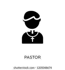 Pastor icon. Pastor symbol design from Wedding and love collection. Simple element vector illustration on white background.