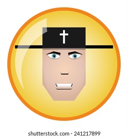 Pastor icon. Vector illustration