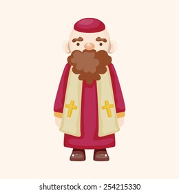 pastor and nun theme elements