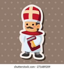 pastor and nun theme elements
