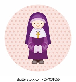 pastor and nun theme elements
