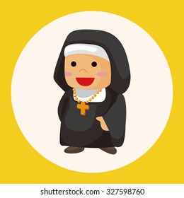 pastor and nun theme elements