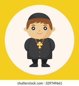 pastor and nun theme elements