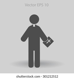 Pastor vector icon