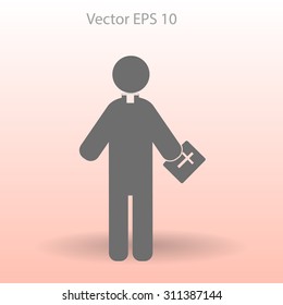 Pastor vector icon