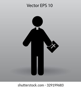 Pastor vector icon