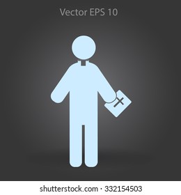 Pastor vector icon