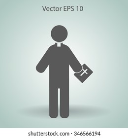 Pastor vector icon