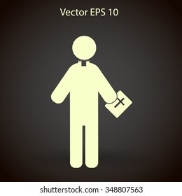 Pastor vector icon