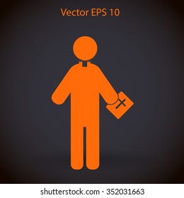 Pastor vector icon