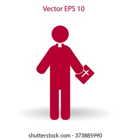 Pastor vector icon