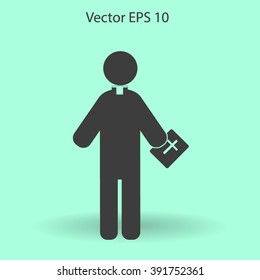 Pastor vector icon