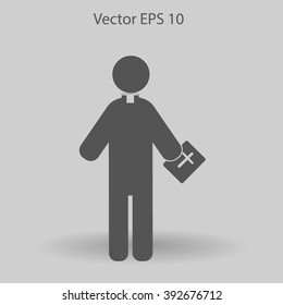 Pastor vector icon