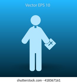 Pastor vector icon